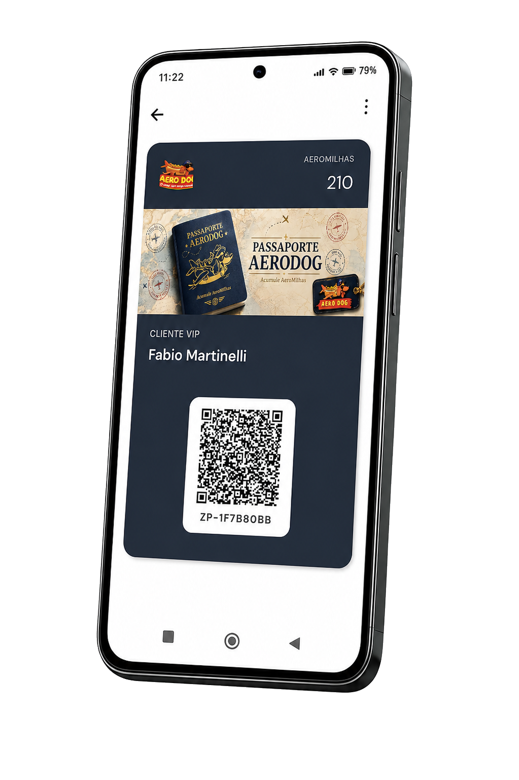 Cartão de fidelidade na carteira digital
