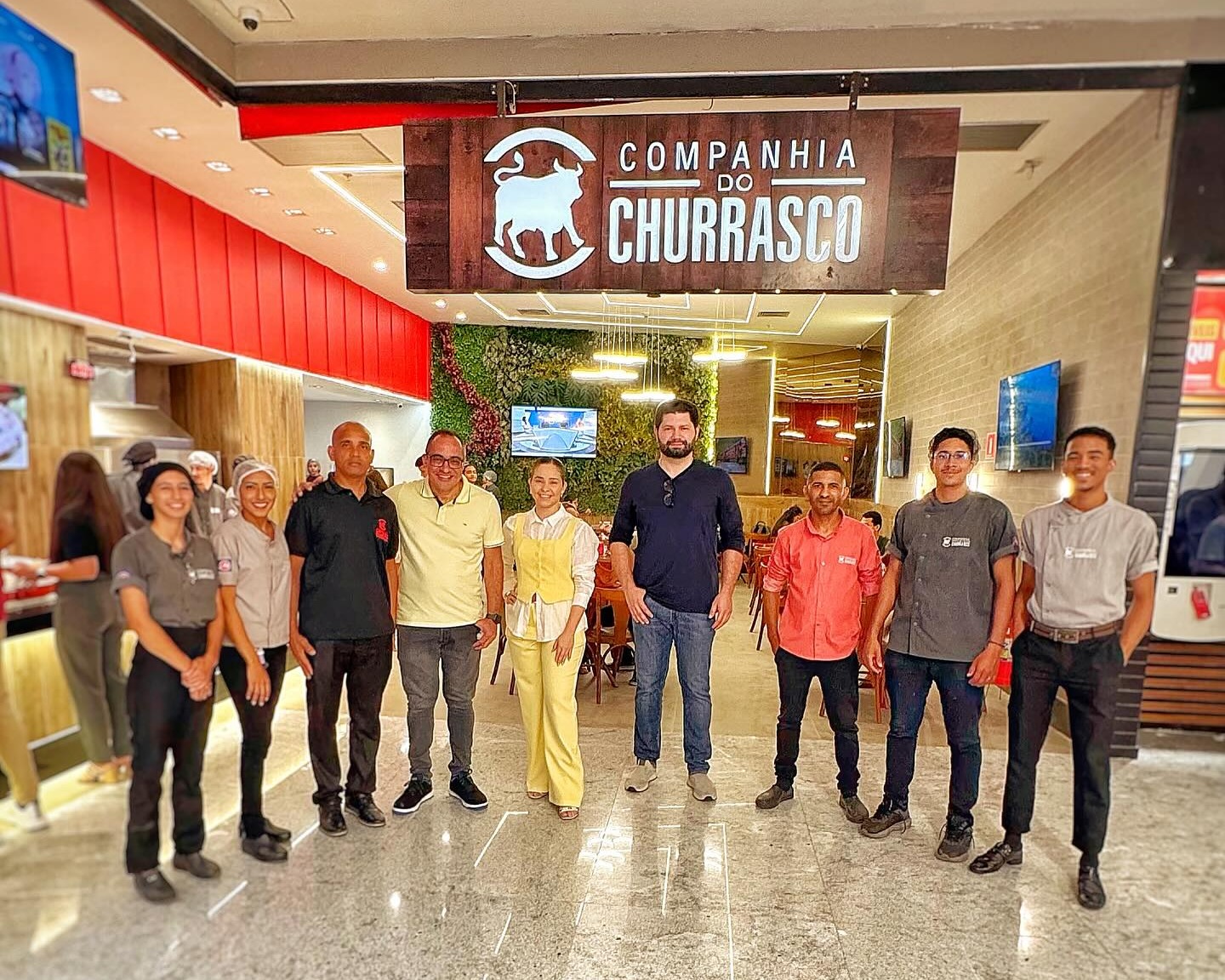 Equipe da Companhia do Churrasco