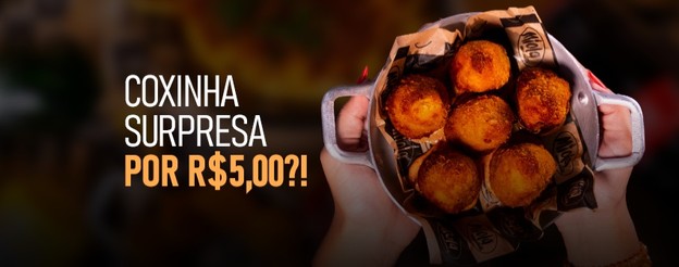 🧀 Descubra a Coxinha por R$ 5