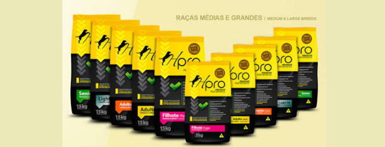 Ração Hpro 2,5kg (raça pequena/filhote)